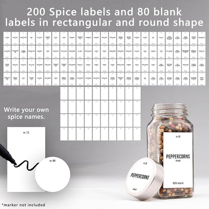 Deco haus Glass Spice Jars - Image 9