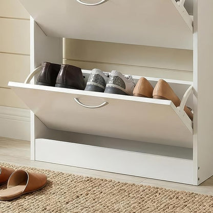 HOPUBUY Shoe Cabinet for Entryway, Narrow Shoe Storage - Image 8