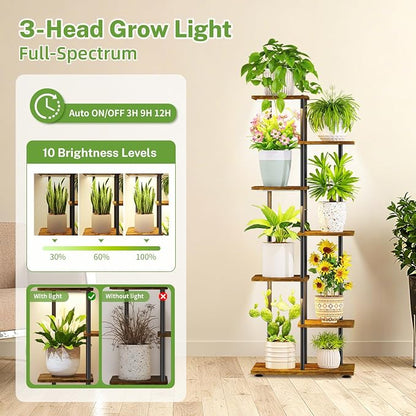 iDavosic.ly 6 Tier Tall Plant Stand Indoor - Image 2
