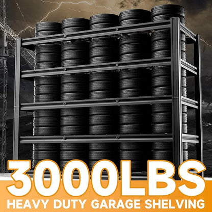 5-Tier 60”W x 24”D x 72”H Garage Shelving Storage Shelves 3000LBS Heavy Duty - Image 4