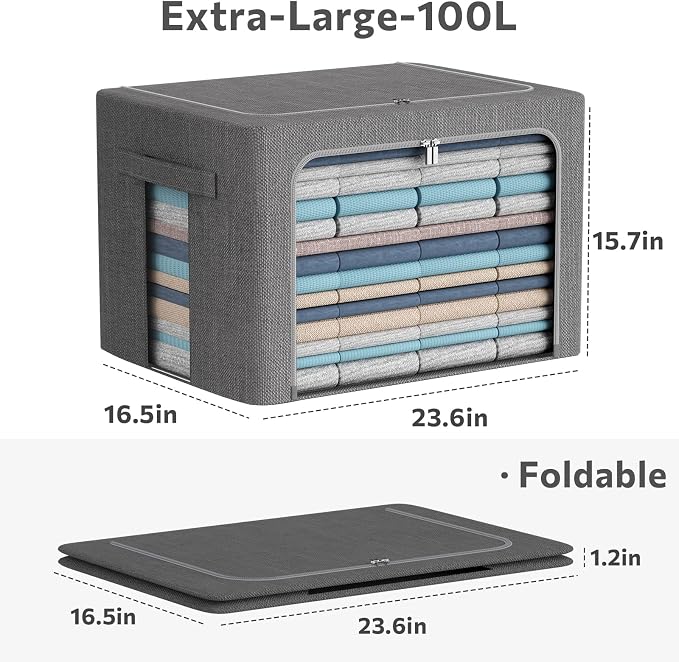 CYhom 3Pack Foldable Storage Bins - Image 5