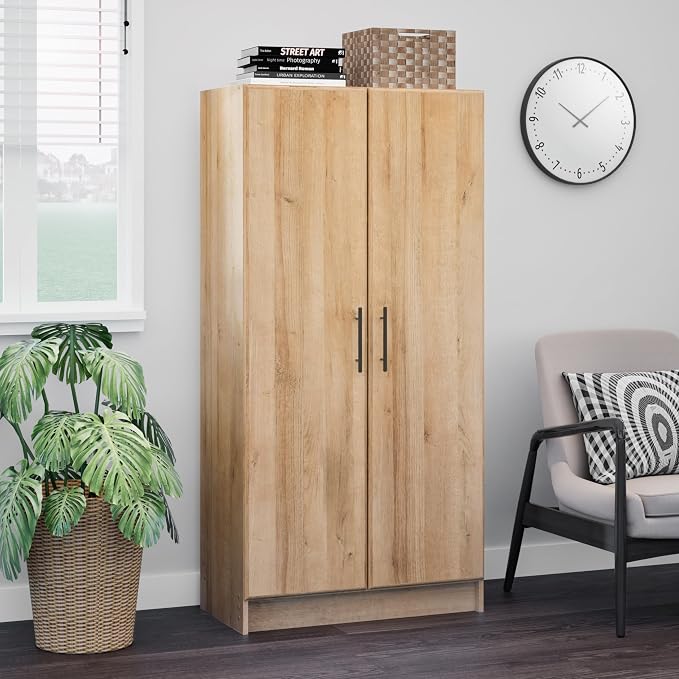 Prepac Elite Tall Garage Storage Cabinet & Pantry Storage Cupboard, 2-Door - Image 6