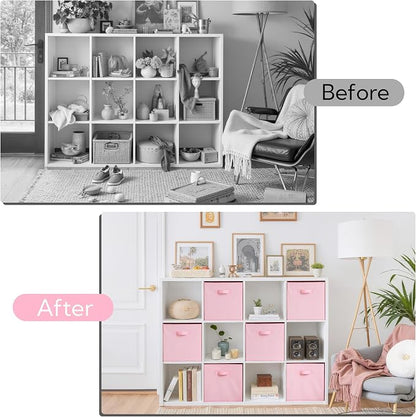 Cupic Cupid 13x13 Storage Cubes, 6 Pack Open Storage Bins - Image 8