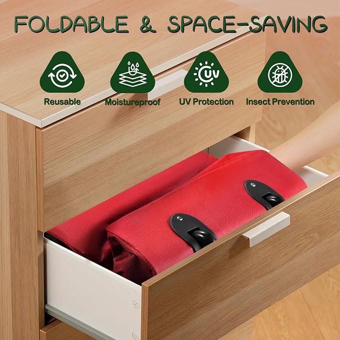 Christmas Tree Storage Bag, Fits Up to 9Ft Xmas Disassembled Tree, Heavy Duty - Image 6