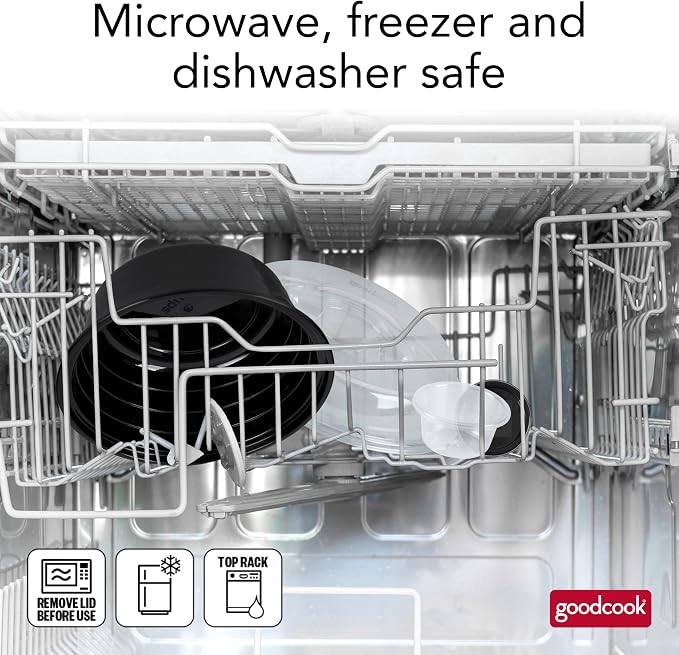 GoodCook 4-Cup Meal Prep Bowls Set - Image 7