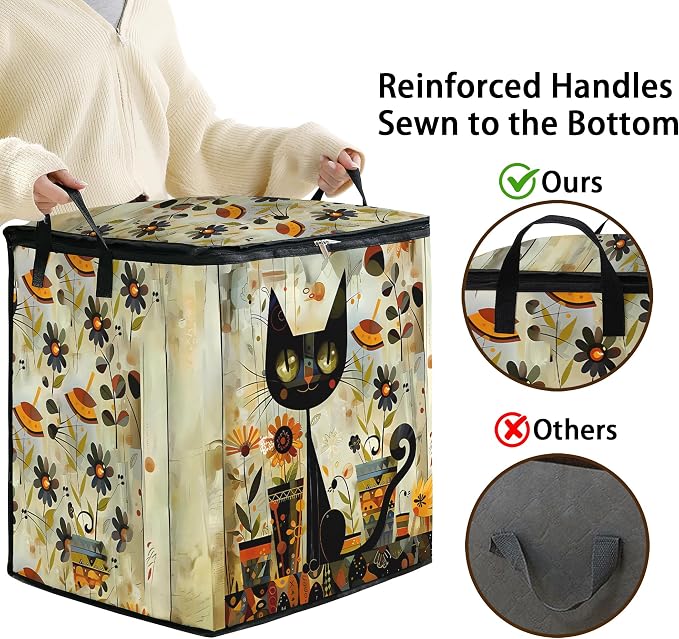 king comforter storage bag, pillow quilt organizer - Image 4