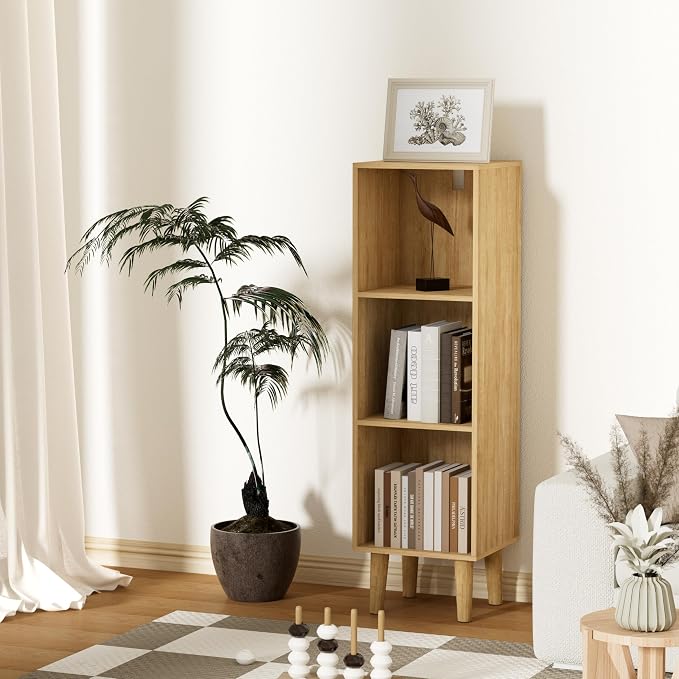 3 Cube Bookcase, Wooden Book Shelf Cube Storage Organizer - Image 2