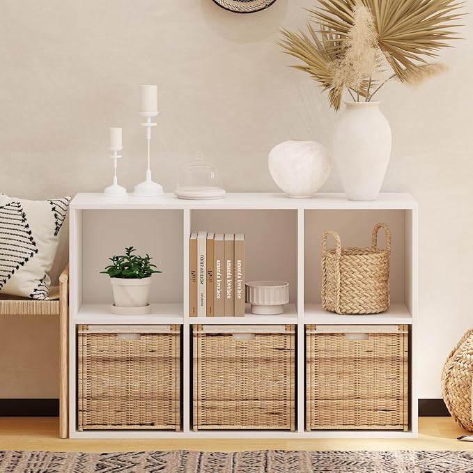 Wooden 6 Cube Storage Organizer by NewBeth