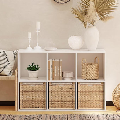 Wooden 6 Cube Storage Organizer by NewBeth