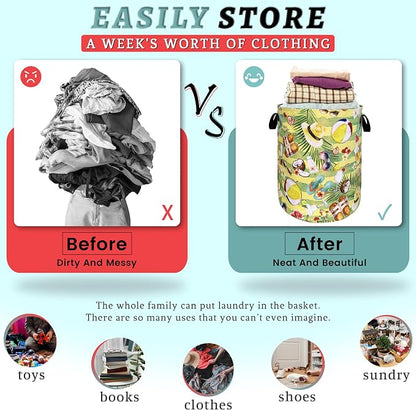Happy Summer Time Laundry Hamper - Image 3