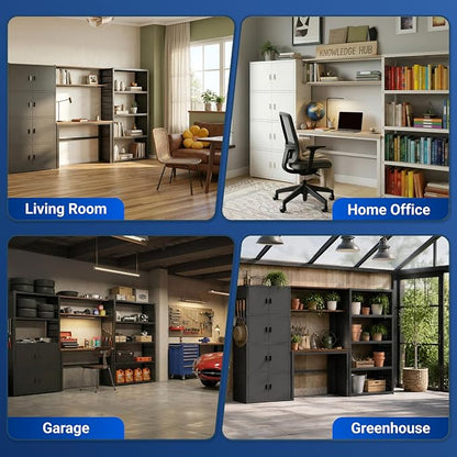 FLEXIMOUNTS 129" W Modular Garage Storage Cabinet - Image 7