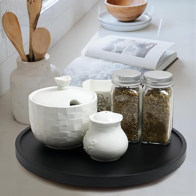 12-inch Lazy Susan Organizers, ACIAZAAZ Lazy Susan Turntable - Image 4