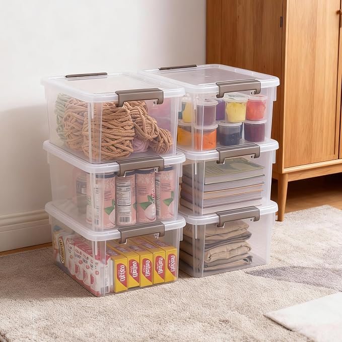 Citylife 17 QT Plastic Storage Bins - Image 3
