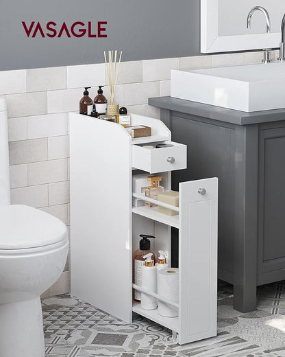 VASAGLE Slim Storage Cabinet, Narrow Storage Organizer - Image 2