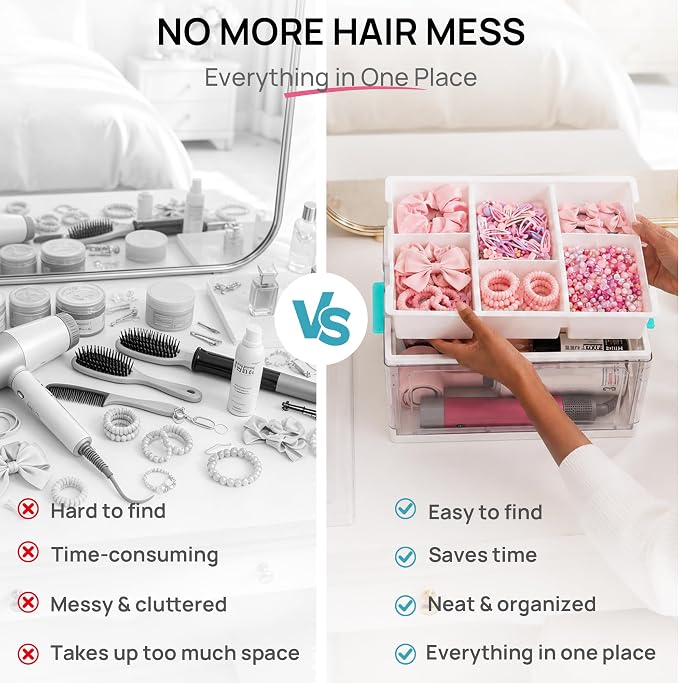 Vtopmart 24 QT Clear Plastic Craft Organizers and Storage Box - Image 3