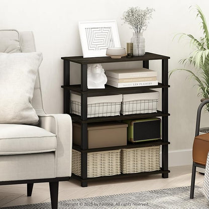 Furinno Turn-S-Tube Storage Shelves Set of 2, 3-Tier Stackable Standing Shelf by Furinno-FitsYourSpaceFitsYourBudget