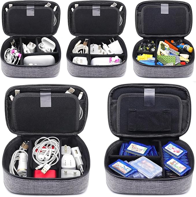 sisma Travel Electronics Organizer Small Carrying Case - Image 4