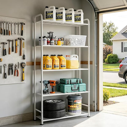 VTRIN Storage Shelves, 5 Tier Garage Shelving - Image 2