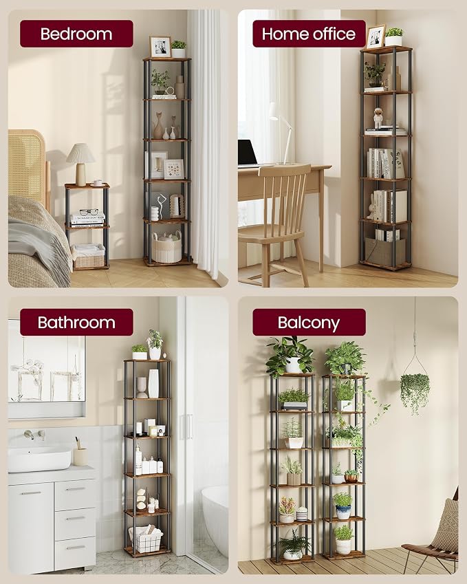 VASAGLE Superfast Toolless Assembly, 6-Tier Shelf - Image 5