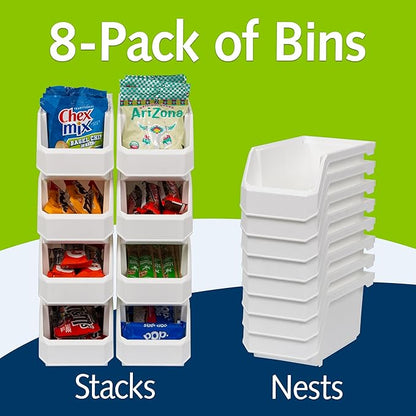 Plastic Containers for Organizing and Storage Bins for Closet, Garage or Pantry - Image 3