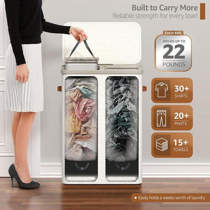 Sorbus Laundry Hamper with Lid - Image 4
