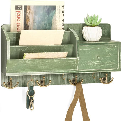 Rebee Vision Farmhouse Key Holder Wall Mount by REBEEVISION