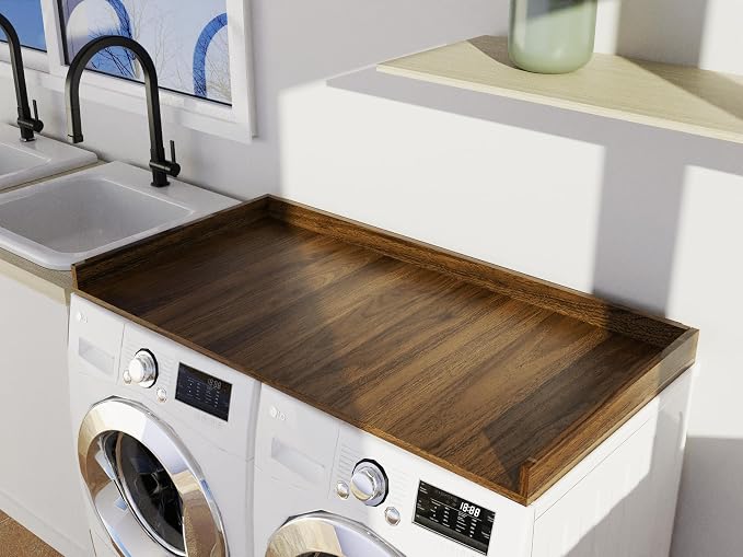 OfficeSimpli Washer Dryer Countertop, Made in USA, Non-Slip Pads, Laundry Room - Image 6