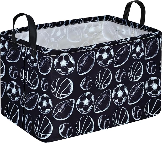 MAIZMZ Kids Hamper Storage Bins Organizer Toy Box Laundry Basket Large Canvas by Unknown
