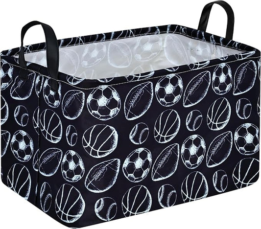 MAIZMZ Kids Hamper Storage Bins Organizer Toy Box Laundry Basket Large Canvas by Unknown