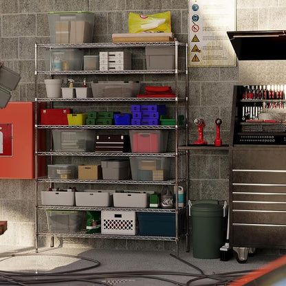 18" Deep x 60" Wide x 86" Height Wire Shelving Kit | 8-Tier | NSF Commercial - Image 7