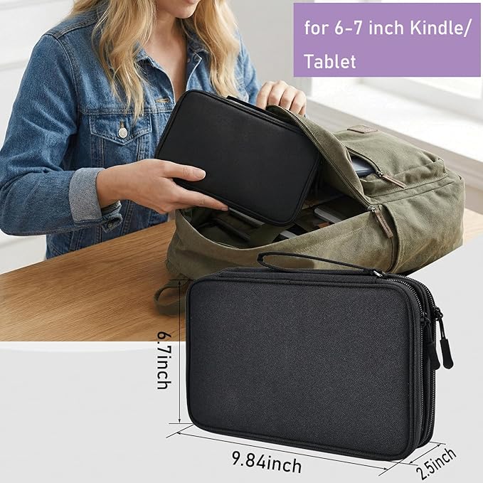 CAAORDKSO Electronics Travel Organizer, Electronic Accessories Carry Case - Image 2