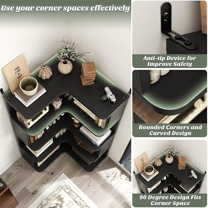 Armocity Corner Book Shelf - Image 4