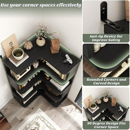 Armocity Corner Book Shelf - Image 4