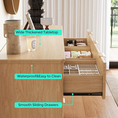 LINSY Fluted Dresser for Bedroom - Image 6