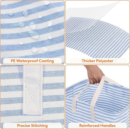 Lifewit 2 Pack Laundry Basket 80L Each, Collapsible Clothes Hamper - Image 6