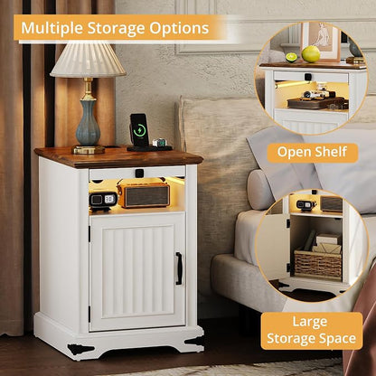 IRONCK Farmhouse Nightstand - Image 6