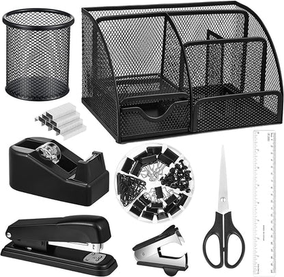 Black Desk Organizer and Accessories by auroray