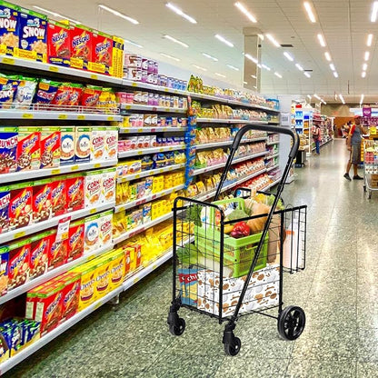 Foldable Grocery Shopping Cart - Image 2