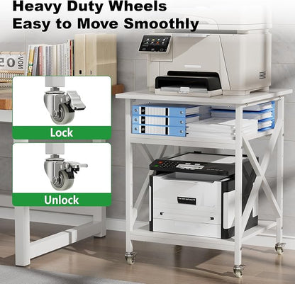 Ollieroo 3 Tier Printer Stand, Large Table - Image 5