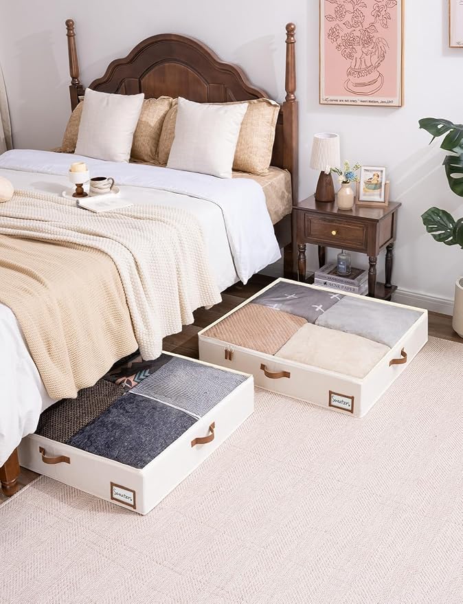 StorageWorks Underbed Storage Box, Under Bed Clothes Organizer - Image 6