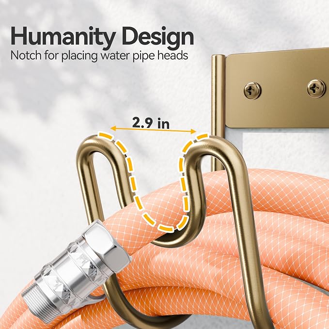Bronze Metal Garden Hose Holder - Image 4
