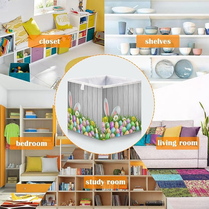 Easter Grass Eggs Closet Organizers Storage Cubes Storage Bins Shelf Baskets - Image 6