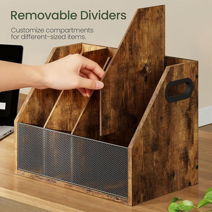 Wooden Desktop File Organizer - Image 2