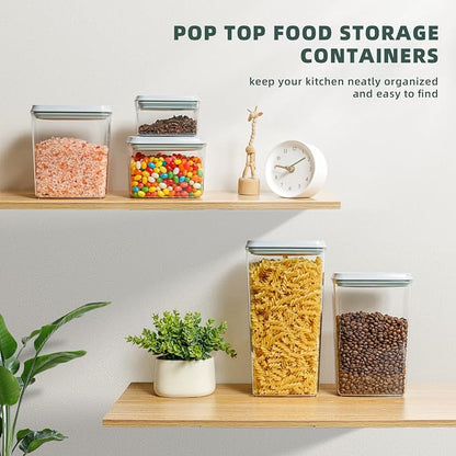 Pop Up Lid Food Storage Containers, Flour and Sugar - Image 2