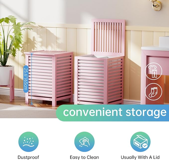 SMIBUY Double Laundry Hamper - Image 6