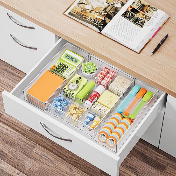 Marbrasse Expandable Desk Drawer Organizer, Desk Organizers and Accessories - Image 8