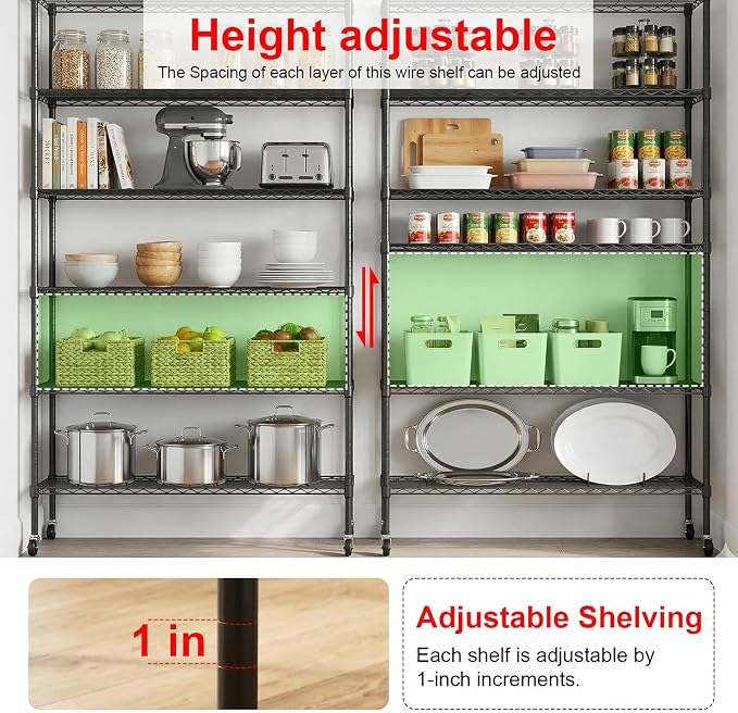 PayLessHere | 6-Tier Wire Shelf - Image 7