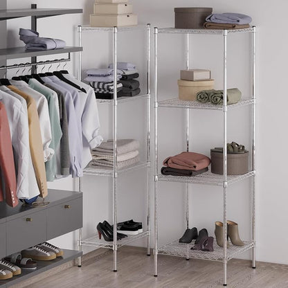 24" Deep x 24" Wide x 74" Height Wire Shelving Kit | 4-Tier | NSF Commercial - Image 5