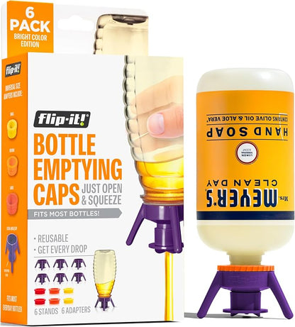 Flip-It! Bottle Emptying Kit – 6 Bottle Pack by Flip-It