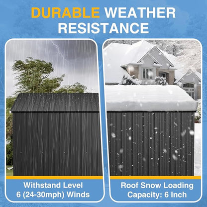 8'x12' Outdoor Shed Lean to Storage Sheds - Image 7